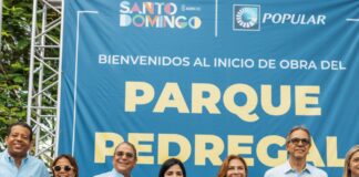 Banco Popular y Alcaldía DN entregan parque El Pedregal renovado