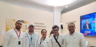 AGLOJOVEN presente en elecciones dominicanas