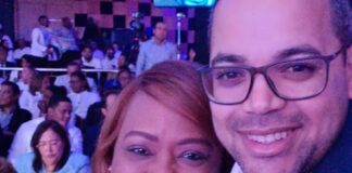Aracelis Villanueva, recién electa al senado por SPM presente en actividad PRM