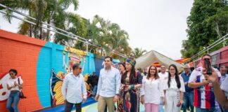Roberto Ángel encabeza lanzamiento de la Ruta de Arte Urbano con 6,507.4 m² en provincia Duarte