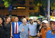 Tomás Hernández Alberto comparte cena navideña con comunitarios y resalta el bienestar del pueblo dominicano