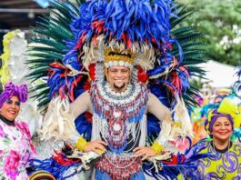 Carnaval de Santiago inicia con un derroche de colorido y lleno de innovaciones