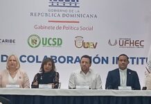 Gabinete de Política Social firma acuerdo con universidades en UNICARIBE