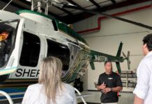 Departamento Aeroportuario realiza visita técnica a unidad aérea policial en Orlando en el marco de SUN ‘n FUN Aerospace Expo 2026