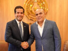 Omar Fernández fortalece vínculos entre RD y Paraguay en encuentro con presidente del Senado