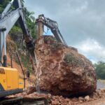 MOPC interviene de manera inmediata deslizamientos en tramo Majagual de la carretera Juan Pablo II