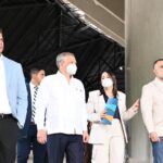 Dr. Leonardo Aguilera supervisa avances de remodelación de la Arena Banreservas Virgilio Travieso Soto