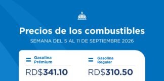 Gobierno congela combustibles