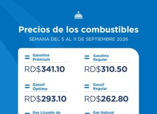 Gobierno congela combustibles