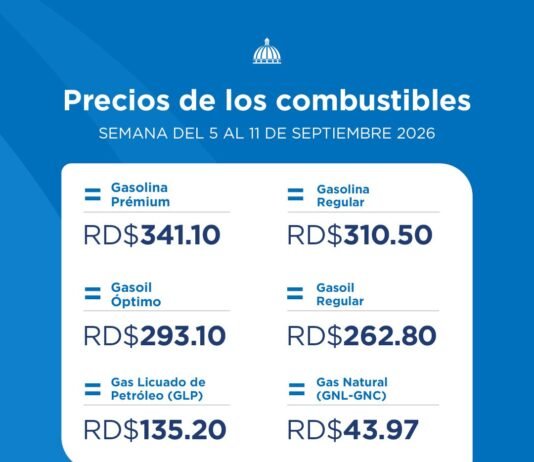 Gobierno congela combustibles